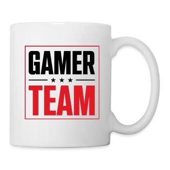 Équipe de joueurs - Mug blanc - blanc - Droite