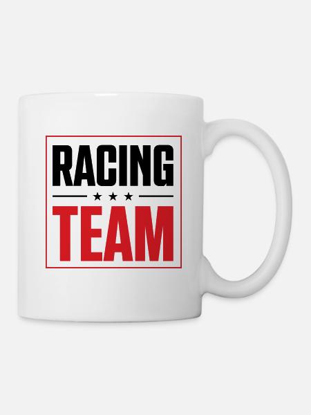 Racing Team - Tasse - Weiß