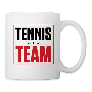 Équipe de tennis - Mug blanc - blanc - Droite