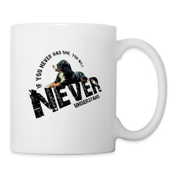 Berner Sennenhund - Tasse - Weiß - Rechts