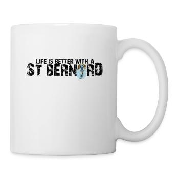 St Bernard - Mug - white - Right