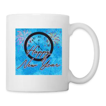 Frohes neues Jahr! - Tasse - Weiß - Rechts