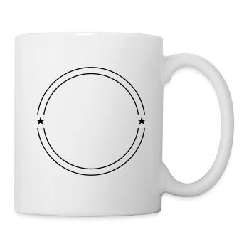 Kreis Design - Tasse - Weiß - Rechts