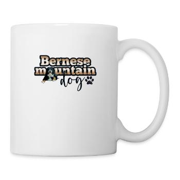Berner Sennenhund - Tasse - Weiß - Rechts