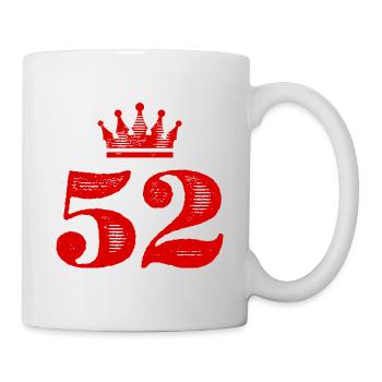 52 Couronne numérique - Mug blanc - blanc - Droite