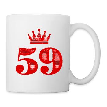 59 Number crown - Mug - white - Right