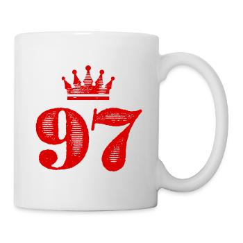 97 Number crown - Mug - white - Right