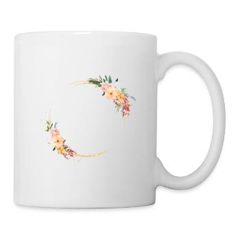 Flowers Circle Spring customizable - Mug - white - Right