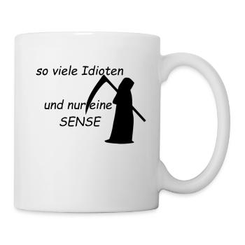 So many idiots and only one scythe - Mug - white - Right