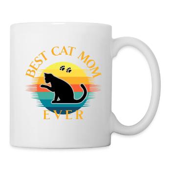 Best Cat Mom Ever - Cat Love - Cat Owner - Mug - white - Right