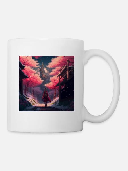 Blossom Path - Tasse - Weiß