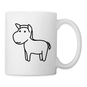 Donkey Comic Animal - Mug - white - Right