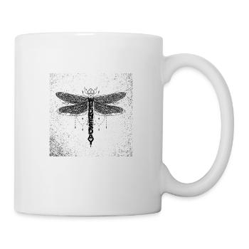 Mittwoch Libelle - Tasse - Weiß - Rechts
