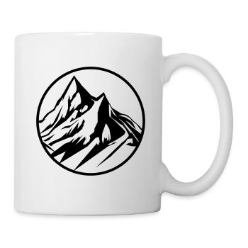 Berge Symbol Mountains - Mug - white - Right