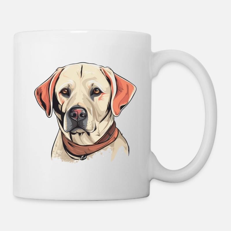 Labrador - Tasse - Weiß