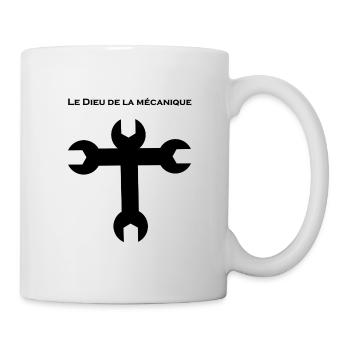 Dieu de la mécanique - Mug blanc - blanc - Droite