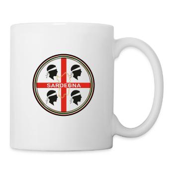 Emblem Sardiniens - Tasse - Weiß - Rechts