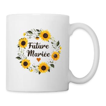 Mariage Femme EVJF Pour Femme Future Mariée - Mug blanc - blanc - Droite