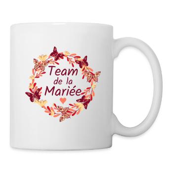 Mariage Femme EVJF Pour Copines Team Mariée - Mug blanc - blanc - Droite