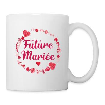 Mariage Femme EVJF Pour Femme Future Mariée - Mug blanc - blanc - Droite