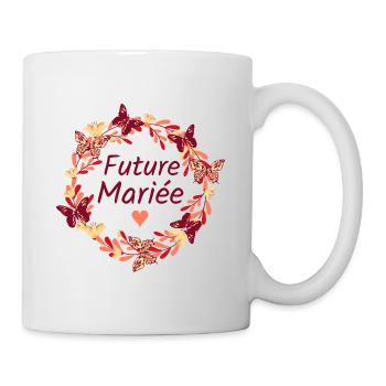 Mariage Femme EVJF Pour Femme Future Mariée - Mug blanc - blanc - Droite
