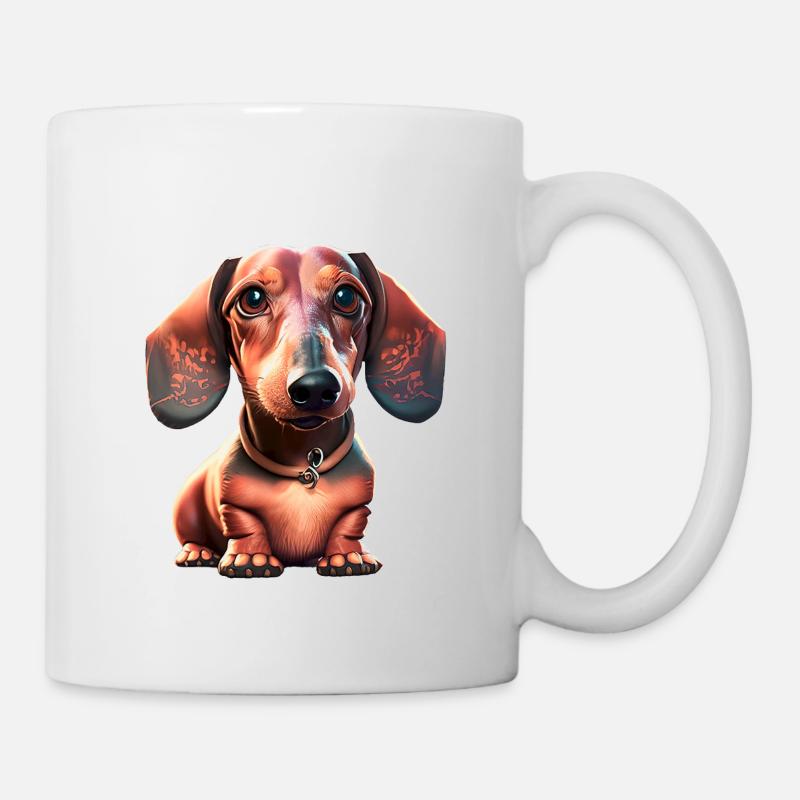 Dackel Dachshund Dackelbesitzer - Tasse - Weiß