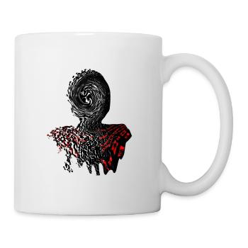 Spiral-Monster - Tasse - Weiß - Rechts