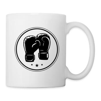 Boxing Gloves Symbol Boxing Sport - Mug - white - Right
