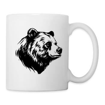 Bear Grizzly Animal - Mug - white - Right