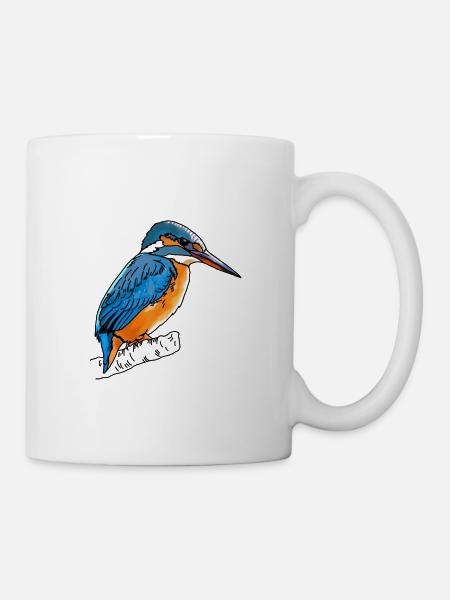 Kingfisher - Mug - white