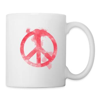 Friede - Tasse - Weiß - Rechts