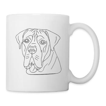 Boerboel - Tasse - Weiß - Rechts