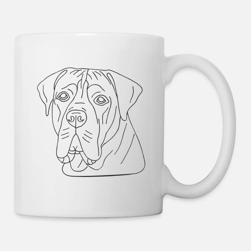 Boerboel - Tasse - Weiß