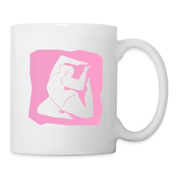 Move in pink - Mug - white - Right