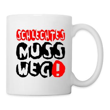 schlechtes weg - Tasse - Weiß - Rechts