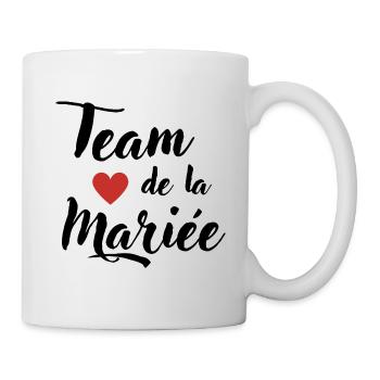 Team de la mariée EVJF - Mug blanc - blanc - Droite