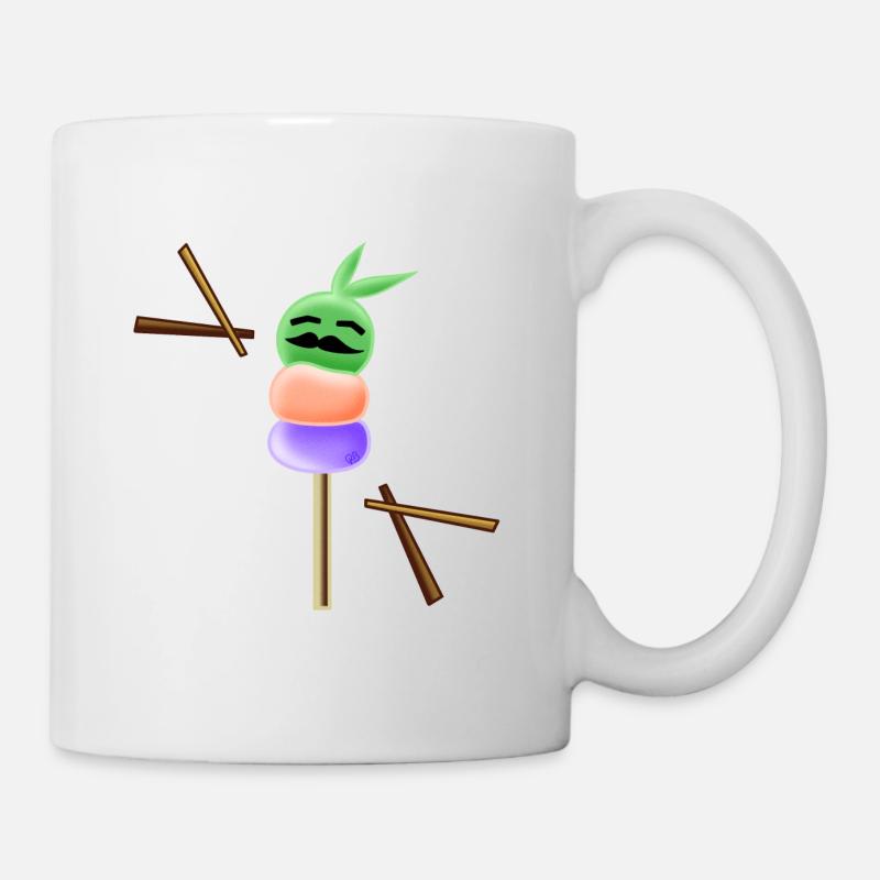 Skewering of sprouts! - Mug - white
