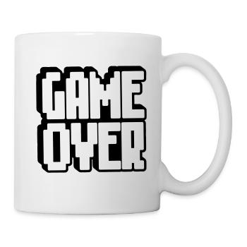 GAME OVER - Tasse - Weiß - Rechts