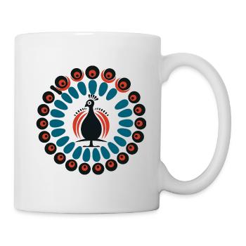 AfroPeacock (no2) - Mug - white - Right