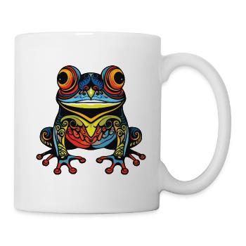Frosch Portrait - Tasse - Weiß - Rechts