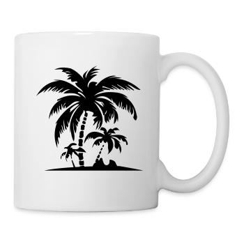 Island Summer Palm Beach - Mug - white - Right