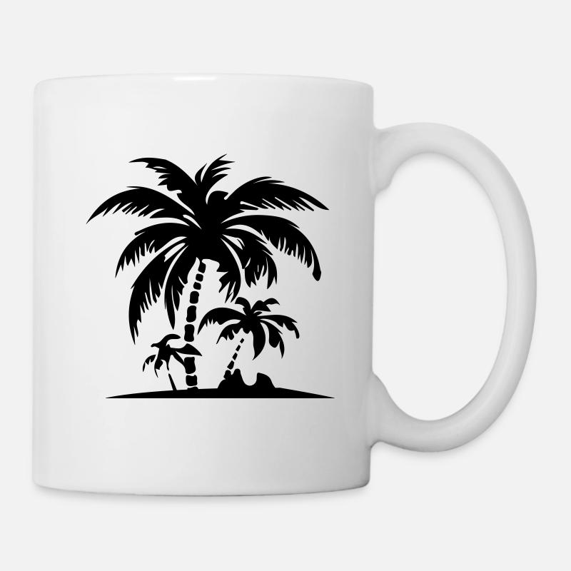 Île Summer Palm Beach - Mug blanc - blanc
