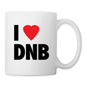 I Love DNB - Mug - white - Right