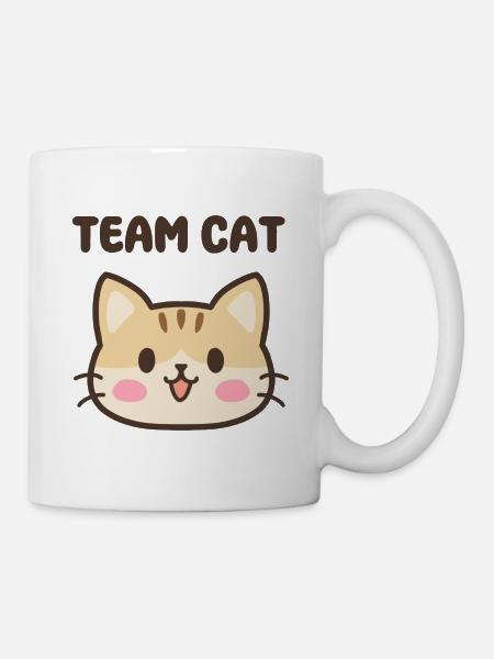 Maillot de l’équipe sportive Chat de l’équipe! - Mug blanc - blanc