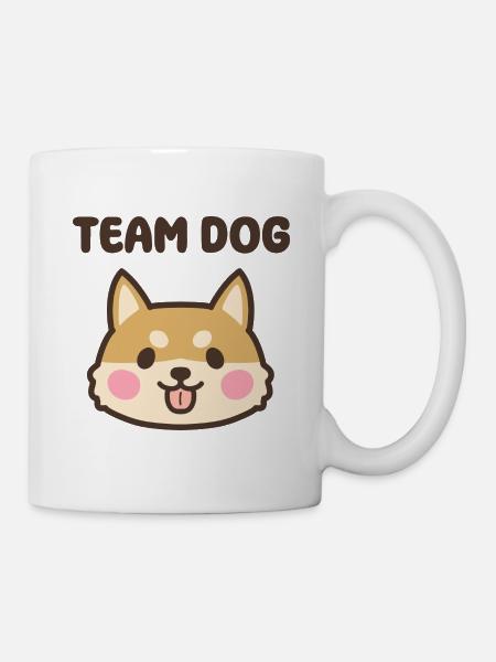 Sportmannschaft Trikot Team Hund! - Tasse - Weiß