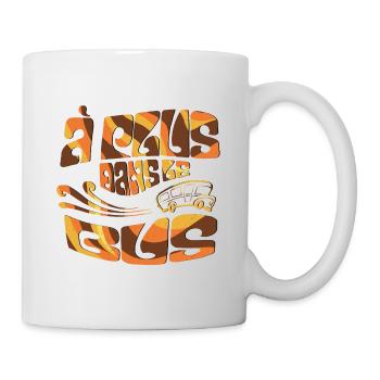 À plus dans le bus - Cadeau d'anniversaire humour - Mug blanc - blanc - Droite