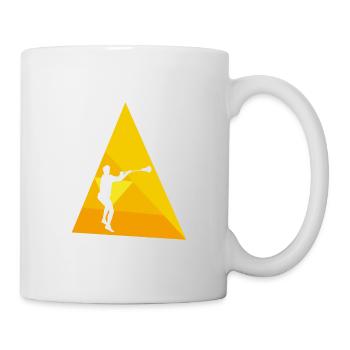 Lacrosse Crosse Intercrosse field - Mug - white - Right