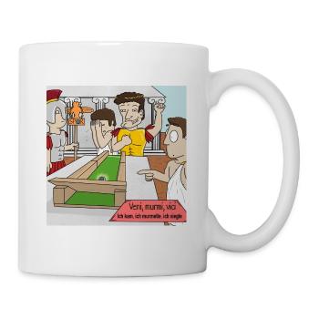 Murmelgolf - Veni, murmi, vici - Tasse - Weiß - Rechts