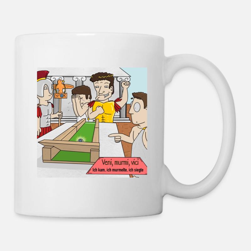 Murmelgolf - Veni, murmi, vici - Tasse - Weiß