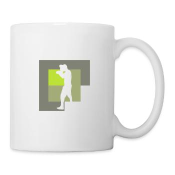 Schlag Boxing Stance - Tasse - Weiß - Rechts